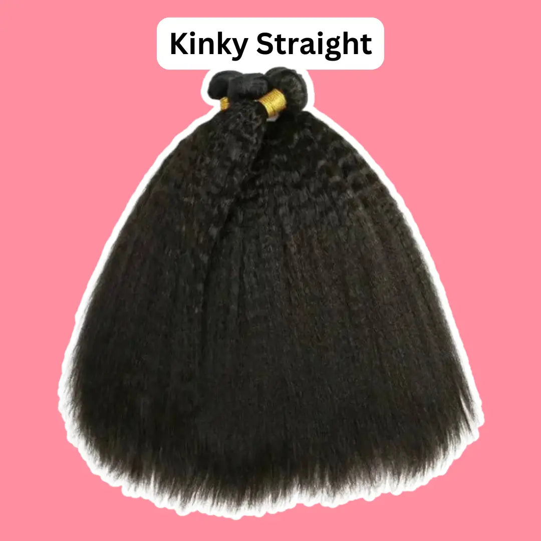 Brazilian Kinky Straight Hair Extensions